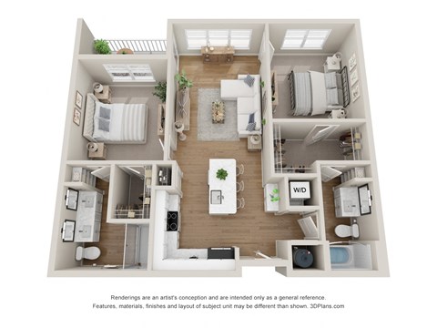 a floor plan of the villas at houston levee west apartments in cordova,